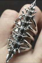 Retro Gothic Skeleton Ring