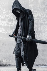 Men's Techwear Cape Trench Coat