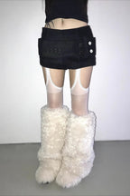 Studded Corduroy Hot Pants