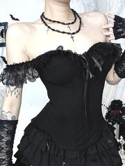 Dark Gothic Tube Corset