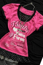 Vintage Hot Girl Print Millennium T-Shirt
