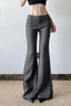 Tailored Waist Flared Leg Pants