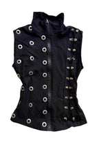 Gothic Grommet Sleeveless Vest Top