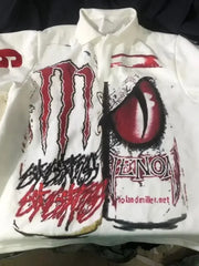 Black White Splicing Oversized T-shirt