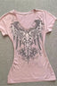 Sweet Retro Contrast Color V-neck Top