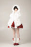 Short Hooded Cardigan Cloak