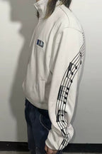 Music Note Embroidered Jackets