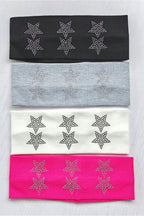Street Punk Letter Rhinestone Hair Accs