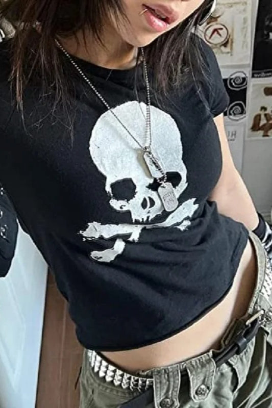 Vintage Grunge Skull T-Shirt Secondary image