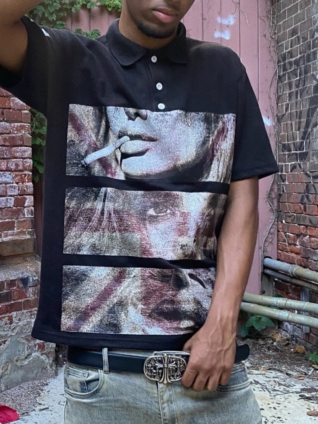 Y2K Personality Print T-Shirt