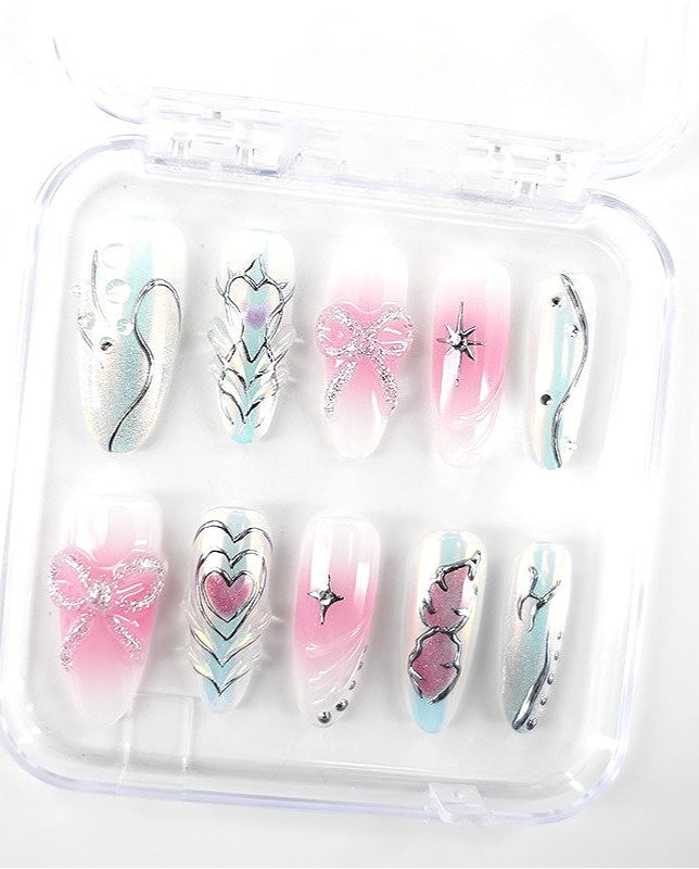 Soft Hues Blur Press On Nails Main image