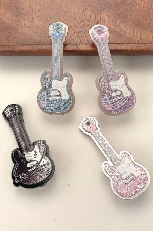Y2K Cute Double Layer Guitar Hair Accs