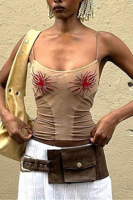 Alt Graphic Backless Tank Top Secondary image