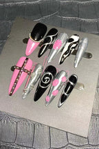 Y2K Sweet Cool Cross Press On Nails