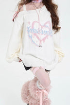 Off Shoulder Loose Knit Versatile Lazy Vibe Sweater