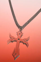 Gothic Cross Titanium Steel Pendant Necklace