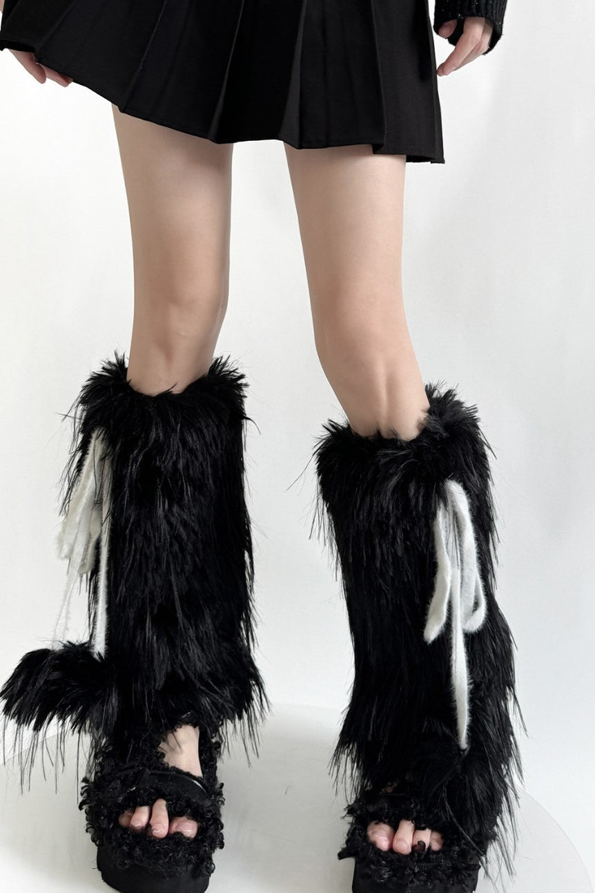 Fluffy Tassel Leg Warmer Socks Main image