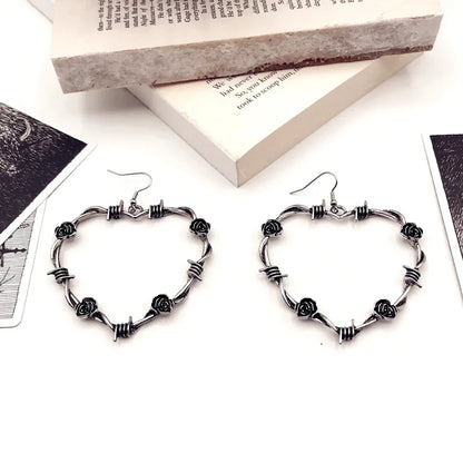 Gothic Vintage Sword Cross Dagger Earring