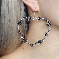 Gothic Vintage Sword Cross Dagger Earring