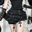 Cross Pendant Culottes Aesthetic Skirt