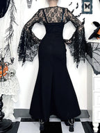 High Waist Bandage Corset Maxi Dress