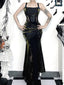 High Waist Bandage Corset Maxi Dress