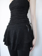 Strapless Lace Party Mini Dress