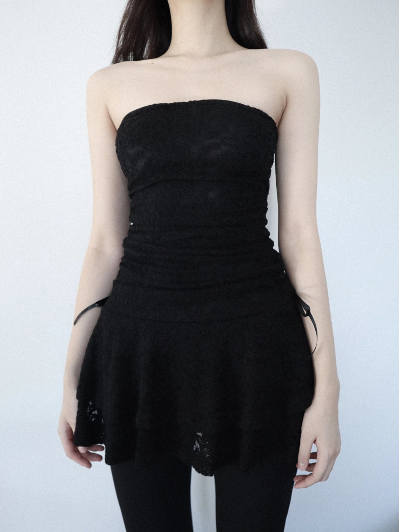 Strapless Lace Party Mini Dress Main image