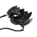 Alternative Fashion Skull Shaped Gothic Bat Wing Metal Chain Shoulder Bag Halloween