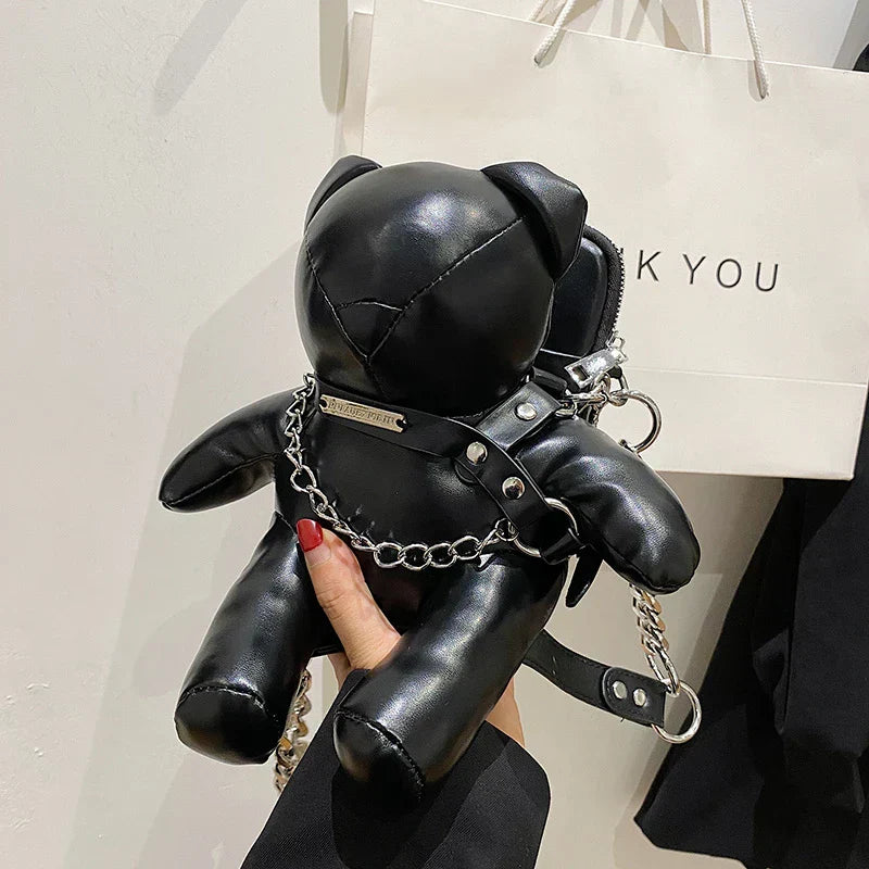 Creative PU Coffin Shape Embroidery Women Crossbody Shoulder Bag Office Travel Phone Handbag Secondary image