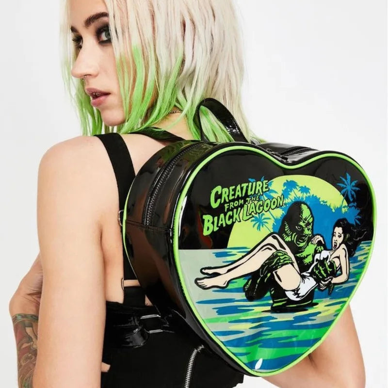 Fashion Gothic Y2K Heart Punk Mini Rock Grunge Crossbody Bag Halloween Main image