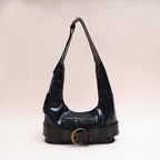 Black Punk Y2K Vintage Trend Aesthetic Gothic Tote Bag Halloween