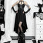 Chains Decor Halter Swing Midi Dress