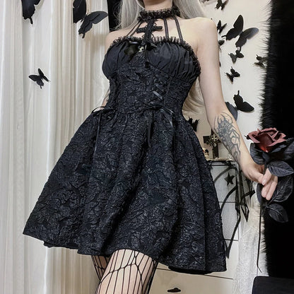 Jacquard Ruched Mini Dress