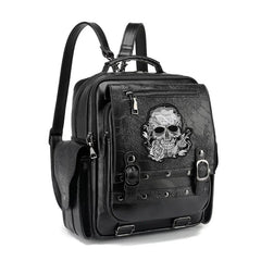 Goth Style Large Capacity Skull Multi-Function Unisex Waterproof Backpack Bag Halloween