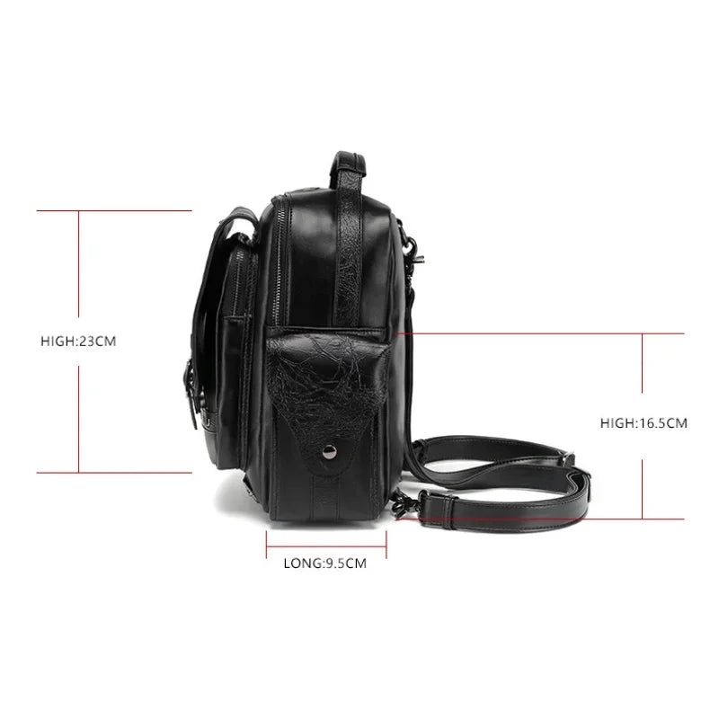 Goth Style Large Capacity Skull Multi-Function Unisex Waterproof Backpack Bag Halloween