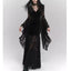 V-neck Irregular Flare Lace Midi Dress