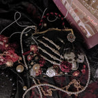 Vintage Punk Black Flower Shoulder Butterfly Skeleton Gothic Crossbody Bag Halloween