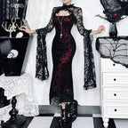 Fishtail Ruched Backless Vintage Midi Dress