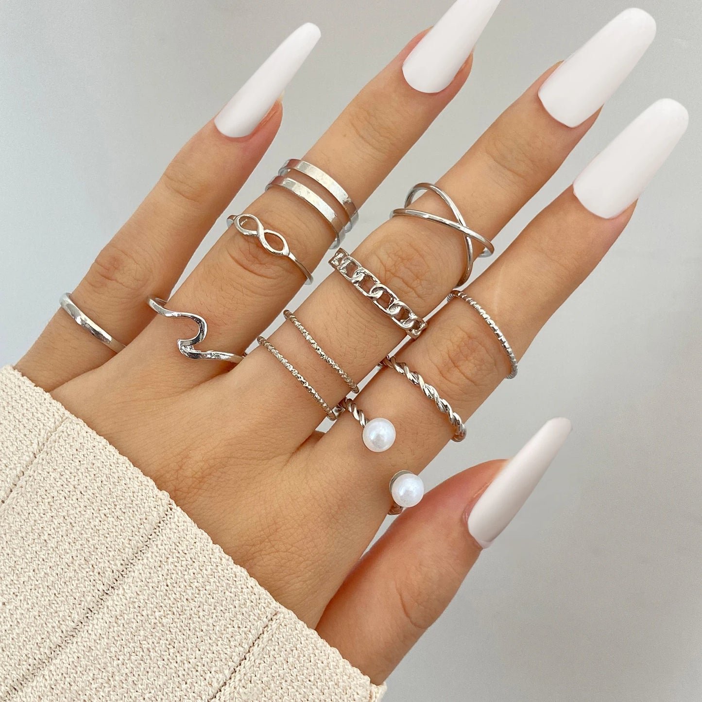 Gothic Heart Snake Animal Skull Ring