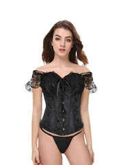 Short Sleeved Lace Corset