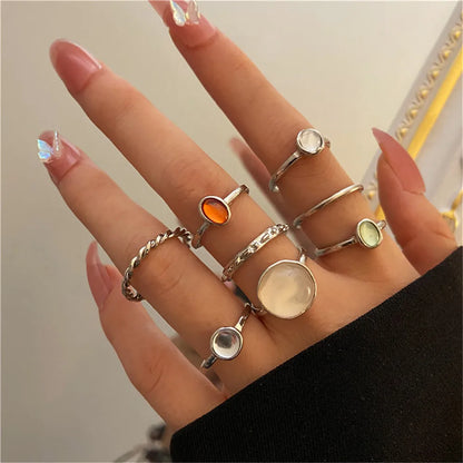 Punk Vintage Gothic Poker Ring
