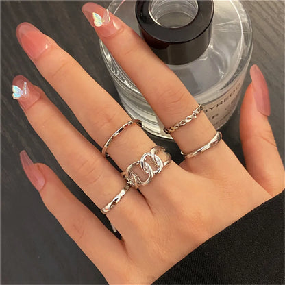 Punk Vintage Gothic Poker Ring