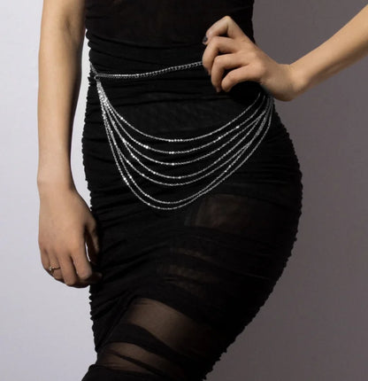 Bohemian Gothic Golden Belly Chain Belt