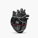 Original Dark Binding Chain Heart Punk Gothic Style Metal Sexy Shoulder Bag Black Halloween