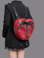 Hiatus Dark Belt Chain Apple Shoulder Gothic Strap Bow Backpack Bag Halloween