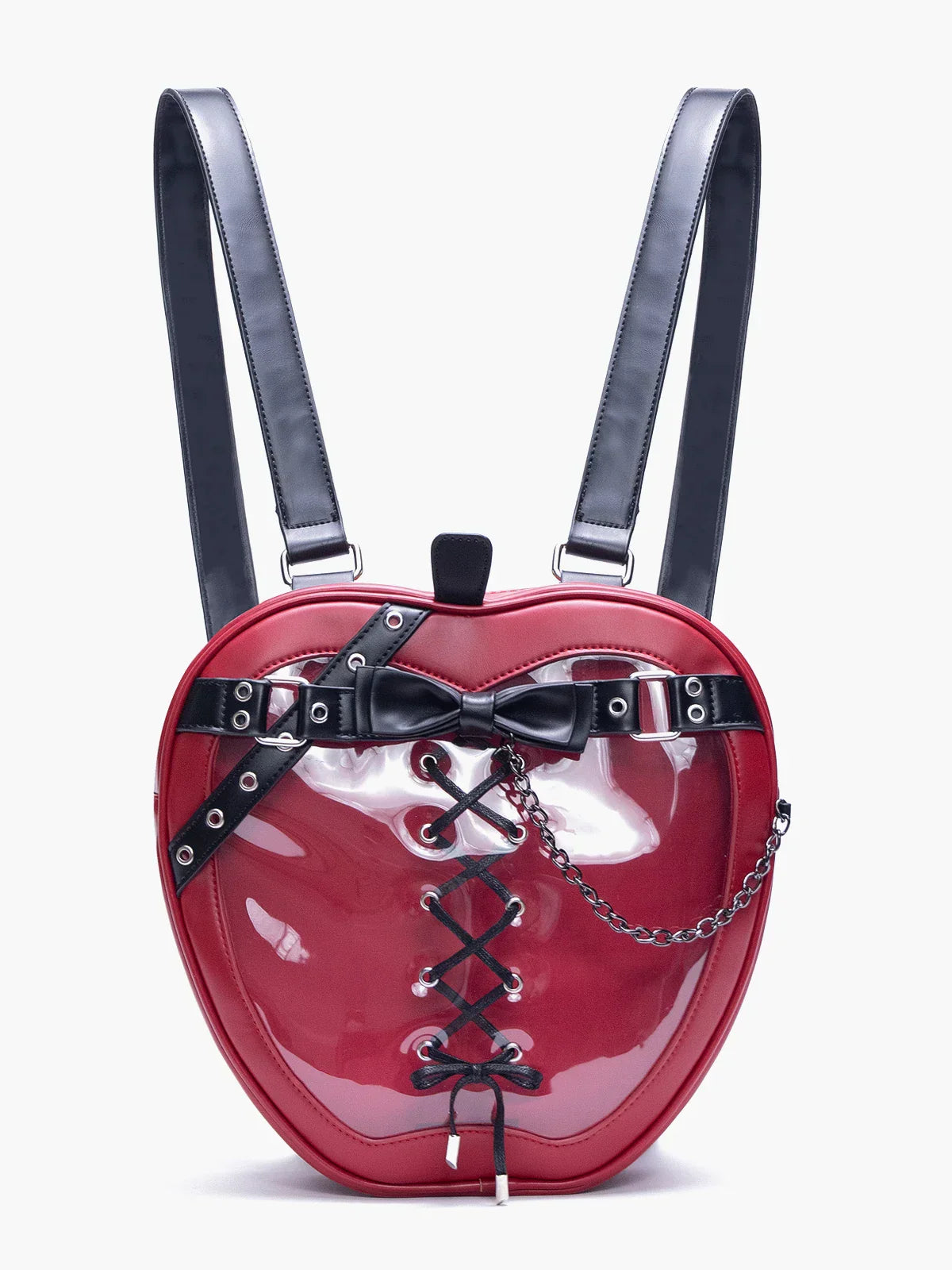 Hiatus Dark Belt Chain Apple Shoulder Gothic Strap Bow Backpack Bag Secondary image