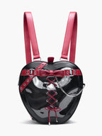 Hiatus Dark Belt Chain Apple Shoulder Gothic Strap Bow Backpack Bag Black Halloween