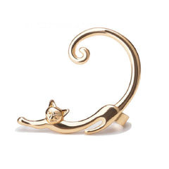 Cute Cat Clip On Ear Cuff Wrap Earring