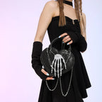 Halloween Gothic Evil Hand Spooky Trick Or Treat Party Evening Sling Bag